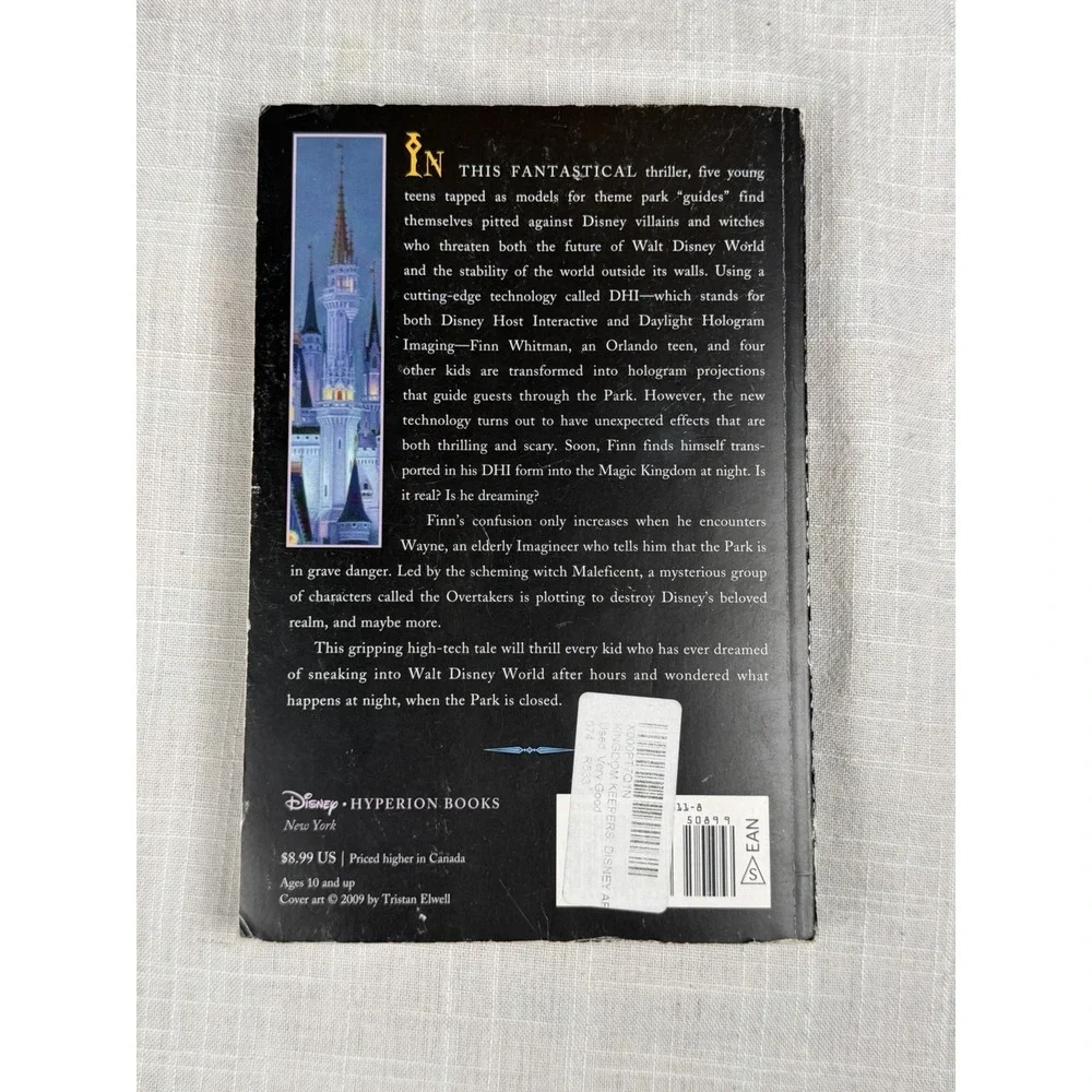 Kingdom Keepers Disney After Dark Book 1 Ridley Pearson Paperback Fantasy